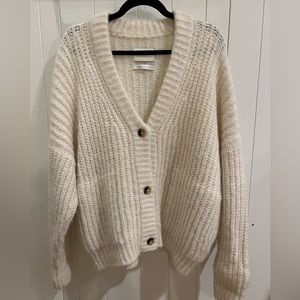 Lauren Manoogian Grandma Cardigan White Size 1. EUC